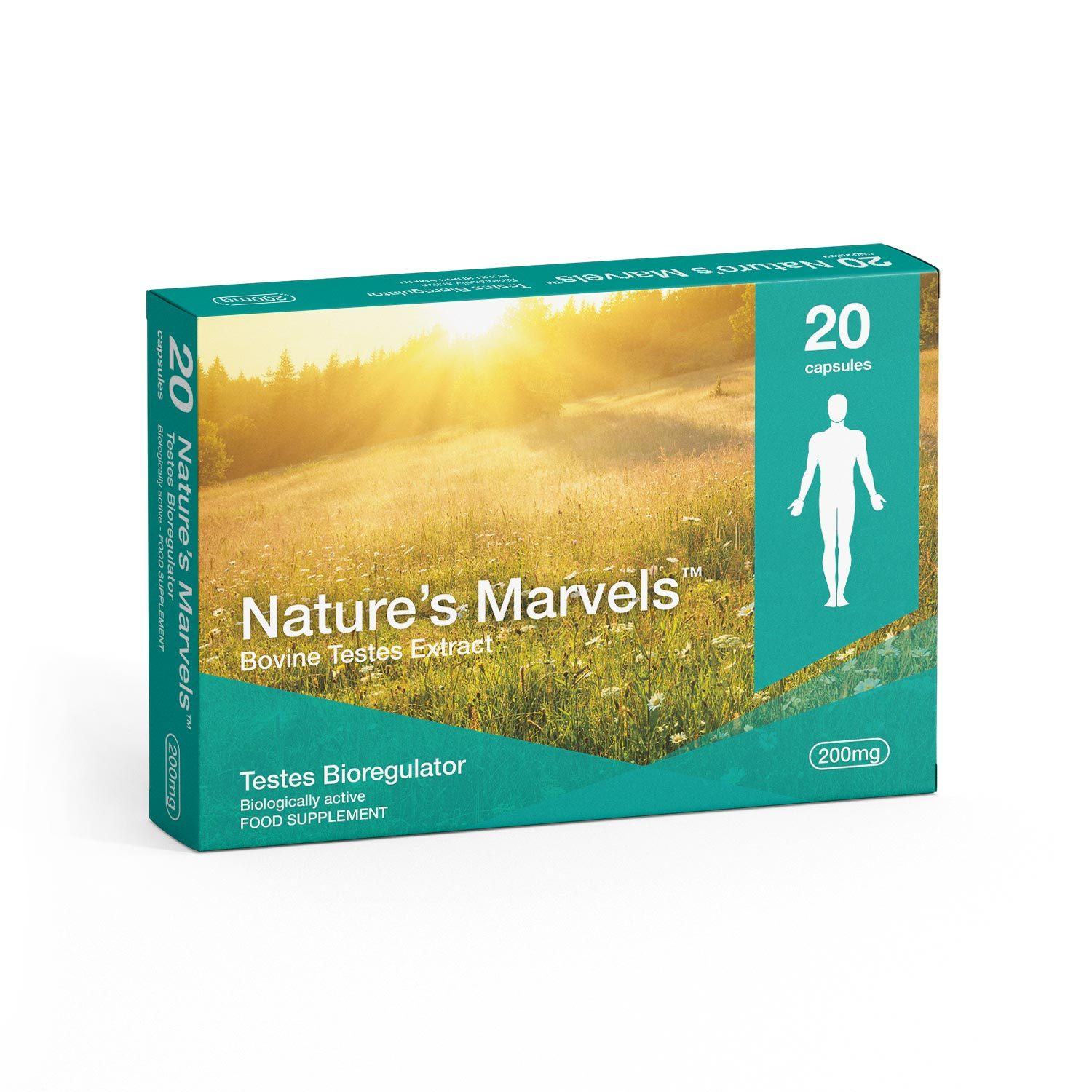 Nature’s Marvels – Testes Bioregulator with Testoluten 20 Caps